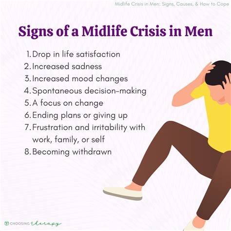 For men, this stage can last around 310 years, and for women, 25 years. . How long does a midlife crisis last for a man